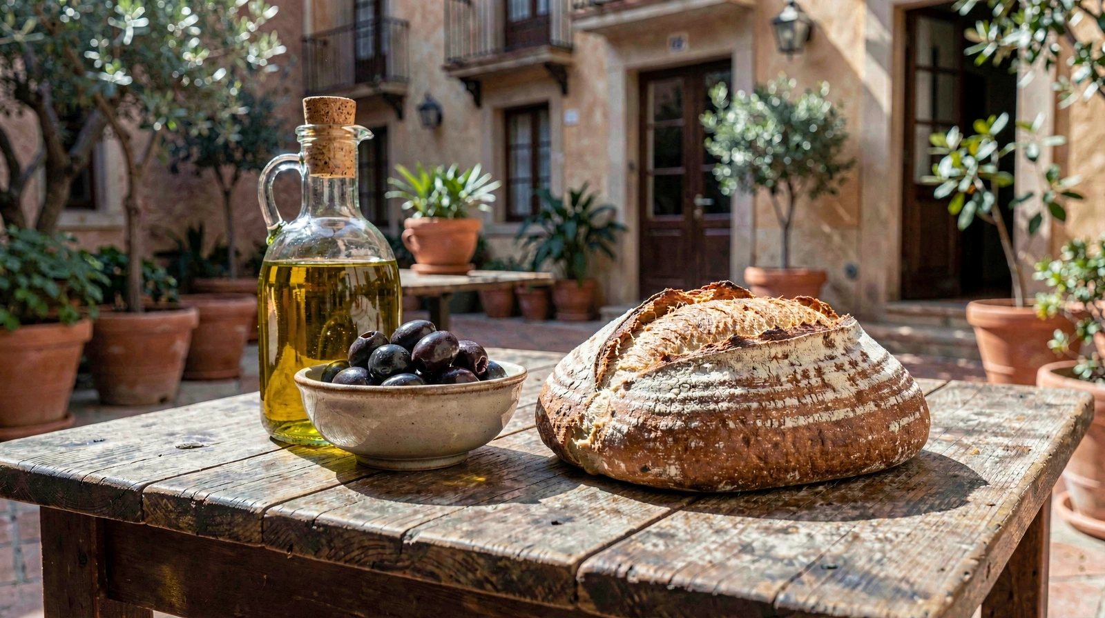Esencia de la mesa mediterránea