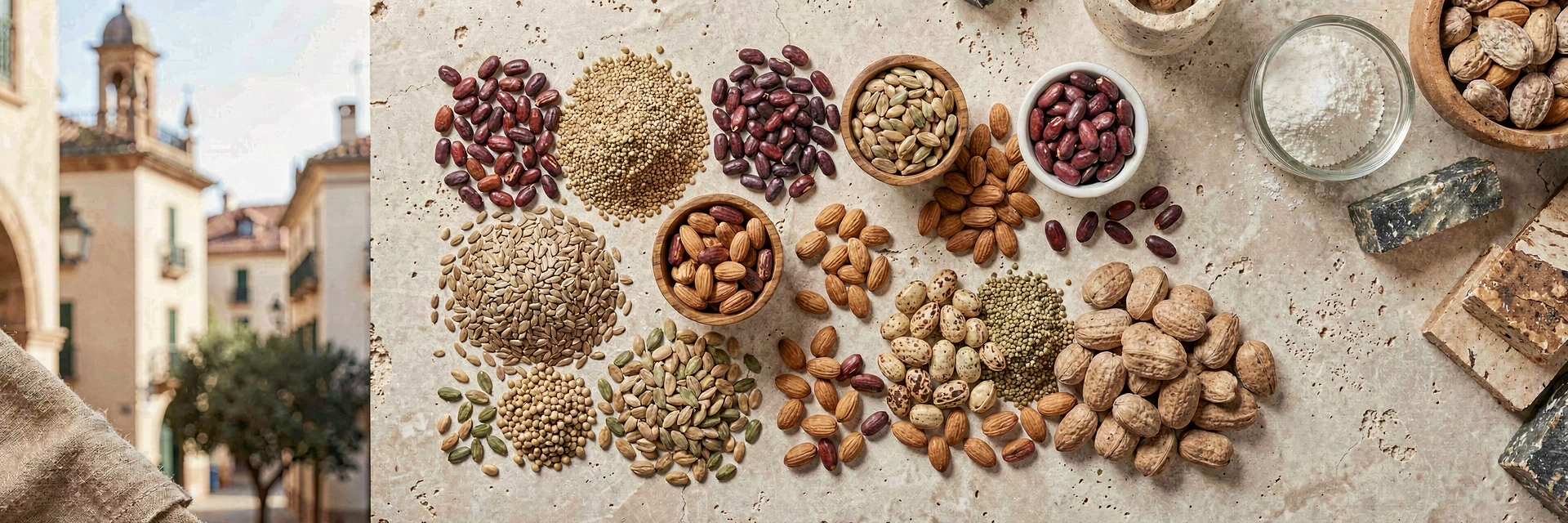 Variedad de proteínas vegetales