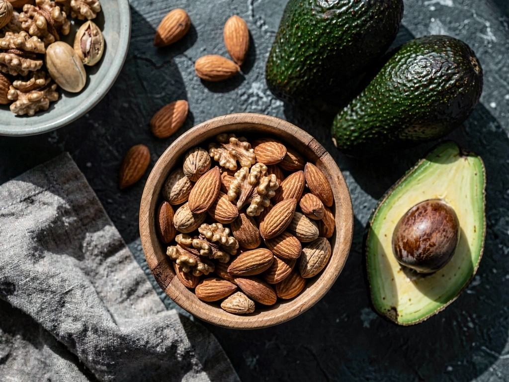 Frutos secos y grasas saludables